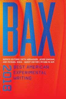 9780819578181-0819578185-BAX 2018: Best American Experimental Writing