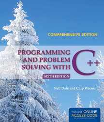 9781284028768-1284028763-Programming and Problem Solving with C++: Comprehensive