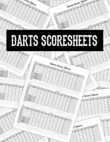 9781796836288-1796836281-Darts Score Sheets: Score Cards for Dart Players | Scoring Pad Notebook | Score Record Keeper Book | Game Record Journal | 8.5" x 11" - 100 Pages