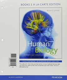 9780134326689-0134326687-Human Biology: Concepts and Current Issues, Books a la Carte Plus Mastering Biology with Pearson eText -- Access Card Package (8th Edition)