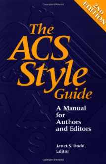 9780841234628-0841234620-The ACS Style Guide: A Manual for Authors and Editors