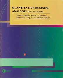 9780072855395-0072855398-Quantitative Business Analysis: Text and Cases
