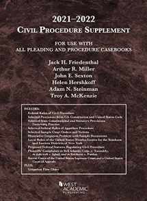 9781647088750-1647088755-Civil Procedure Supplement, for Use with All Pleading and Procedure Casebooks, 2021-2022 (American Casebook Series)