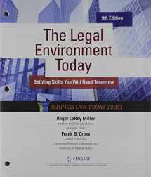 9780357209455-0357209451-Bundle: The Legal Environment Today, Loose-leaf Version, 9th + MindTap 1 term Printed Access Card