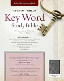 9781617155208-1617155209-The Hebrew-Greek Key Word Study Bible: CSB Edition, Black Bonded (Key Word Study Bibles)