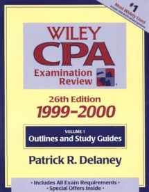 9780471328827-0471328820-Wiley CPA Examination Review, 1999-2000, 2 Volume Set (26th Edition. 2 Volume Set)