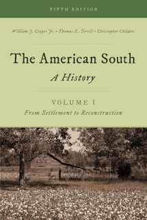 9781442262287-1442262281-The American South: A History (Volume 1, From Settlement to Reconstruction)