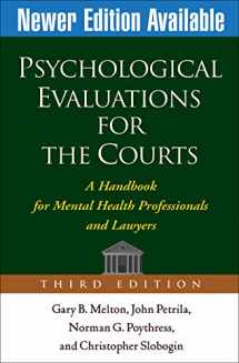 9781572309661-1572309660-Psychological Evaluations for the Courts, Third Edition: A Handbook for Mental Health Professionals and Lawyers
