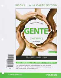 9780134244167-0134244168-Gente: nivel básico, 2015 Release, Books a la Carte plus MyLab Spanish -- Access Card Package