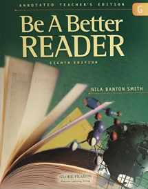 9780130238849-0130238848-Be a Better Reader Level G Annotated Teachers Edition 2003c