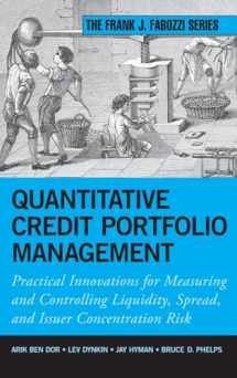 9781118117699-1118117697-Quantitative Credit Portfolio Management: Practical Innovations for Measuring and Controlling Liquidity, Spread, and Issuer Concentration Risk