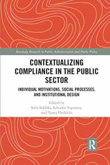 9780367666057-0367666057-Contextualizing Compliance in the Public Sector: Individual Motivations, Social Processes, and Institutional Design (Routledge Research in Public Administration and Public Policy)