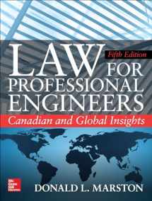 9781260135909-126013590X-Law for Professional Engineers: Canadian and Global Insights, Fifth Edition