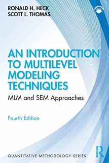 9780367182441-0367182440-An Introduction to Multilevel Modeling Techniques: MLM and SEM Approaches (Quantitative Methodology Series)
