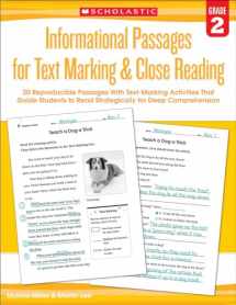 9780545793780-0545793785-Informational Passages for Text Marking & Close Reading: Grade 2: 20 Reproducible Passages With Text-Marking Activities That Guide Students to Read Strategically for Deep Comprehension