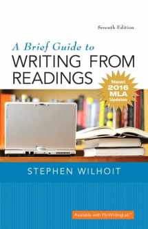 9780134586557-0134586557-Brief Guide to Writing from Readings, A, MLA Update Edition