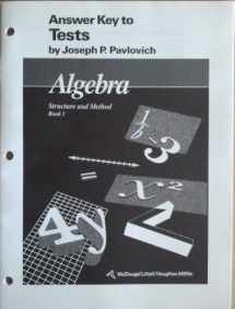 9780395470503-0395470501-Algebra: Structure and Method, Book 1, Answer Key to Tests