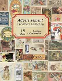 9781711633183-1711633186-Advertisement Ephemera Collection: 18 sheets - over 150 vintage colored Advertisements for DIY cards and journals (Vintage Ephemera Collection)