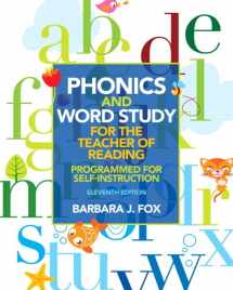 9780132838092-0132838095-Phonics and Word Study for the Teacher of Reading: Programmed for Self-Instruction