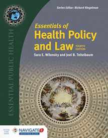 9781284151589-1284151581-Essentials of Health Policy and Law (Essential Public Health)
