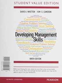 9780133972986-0133972984-Developing Management Skills, Student Value Edition Plus Mylab Management with Pearson Etext -- Access Card Package