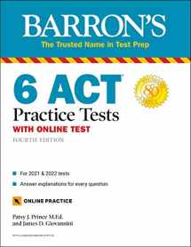 9781506266589-1506266584-6 ACT Practice Tests with Online Test (Barron's Test Prep)