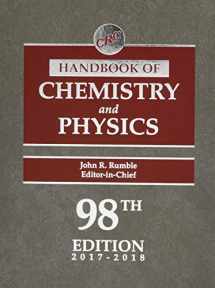 9781498784542-1498784542-CRC Handbook of Chemistry and Physics, 98th Edition