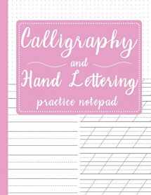 9781673845815-1673845819-Calligraphy and Hand Lettering Practice Notepad: Modern Calligraphy Slant Angle Lined Guide, Alphabet Practice & Dot Grid Paper Practice Sheets for ... - Pink Cover (Slanted Calligraphy Paper)