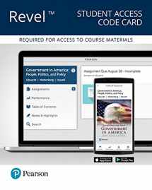 9780134628936-0134628934-Revel for Government in America: People, Politics, and Policy, 2016 Presidential Election Edition -- Access Card (17th Edition)
