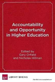 9781682531488-1682531481-Accountability and Opportunity in Higher Education: The Civil Rights Dimension