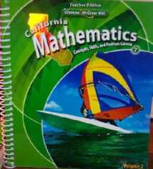 9780078792663-0078792665-California Mathematics Teacher Edition Grade 7 (Concepts, Skills, and Problem Solving, Volume 2) by Day (2009-05-03)