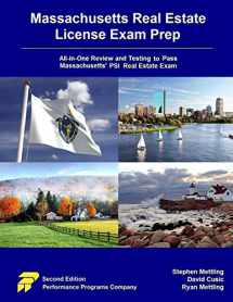 9780915777464-0915777460-Massachusetts Real Estate License Exam Prep: All-in-One Testing and Testing to Pass Massachusetts' PSI Real Estate Exam