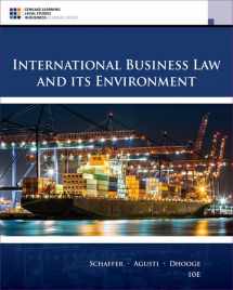 9781305972599-1305972597-International Business Law and Its Environment (MindTap Course List)