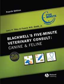 9780781773607-0781773601-Blackwell's Five-Minute Veterinary Consult: Canine and Feline