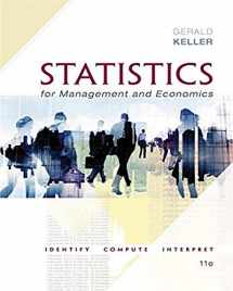 9781337093453-1337093459-Statistics for Management and Economics (with XLSTAT Bind-in)