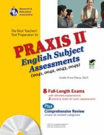9780738603902-0738603902-Praxis II English Subject Assessments (0041, 0042, 0043, 0049) w/CD (REA) (PRAXIS Teacher Certification Test Prep)