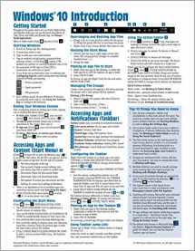 9781944684518-1944684514-Windows 10 Introduction Quick Reference Guide (Cheat Sheet of Instructions, Tips & Shortcuts - Laminated) Updated May 2021