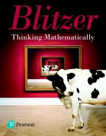 9780134708300-013470830X-Thinking Mathematically Plus MyLab Math with Pearson eText -- 24 Month Access Card Package (What's New in Service Math)
