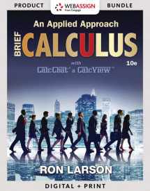 9781337604826-1337604828-Bundle: Calculus: An Applied Approach, Brief, Loose-leaf Version, 10th + WebAssign Printed Access Card for Larson's Calculus: An Applied Approach, 10th Edition, Single-Term