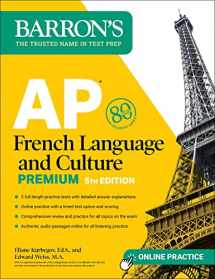 9781506287874-1506287875-AP French Language and Culture Premium, Fifth Edition: Prep Book with 3 Practice Tests + Comprehensive Review + Online Audio and Practice (Barron's AP Prep)