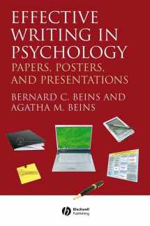 9781405158794-1405158794-Effective Writing in Psychology: Papers, Posters, and Presentations