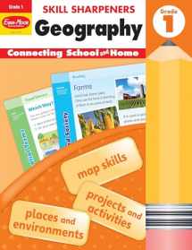 9781629384689-1629384682-Evan-Moor Skill Sharpeners: Geography, Grade 1 Activity Book - Supplemental At-Home Resource Geography Skills Workbook