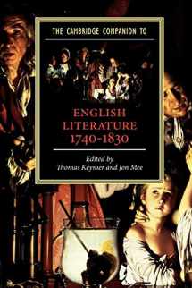9780521007573-0521007577-The Cambridge Companion to English Literature, 1740-1830 (Cambridge Companions to Literature)