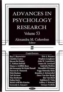 9781600219245-1600219241-Advances in Psychology Research Volume 53