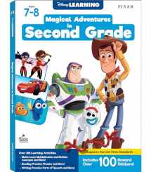 9781483858685-1483858685-Disney Learning Magical Adventures in 2nd Grade Workbooks All Subjects, Math, Phonics, Parts of Speech, Writing Practice, Toy Story 4, Cars, the Incredibles, and Finding Dory Second Grade Workbooks
