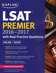 9781625231307-162523130X-Kaplan LSAT Premier 2016-2017 with Real Practice Questions: Book + Online (Kaplan Test Prep)