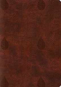 9781433557514-1433557517-ESV Single Column Journaling Bible, Large Print (TruTone, Chestnut, Leaves Design)