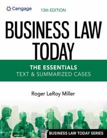9780357635223-0357635221-Business Law Today - The Essentials: Text & Summarized Cases (MindTap Course List)