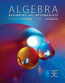9781111579500-1111579504-Algebra: Beginning and Intermediate (Textbooks Available with Cengage Youbook)
