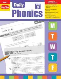 9781609634438-1609634438-Evan-Moor Daily Phonics, Grade 3, Homeschooling & Classroom Resource Workbook. Phonemic Awareness, Decoding, Word-Study, Teaching Editions, Reproducible Worksheets